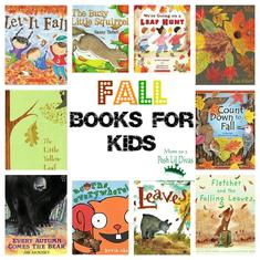 Fall Books for Kids with fall art